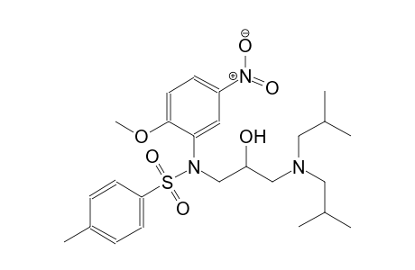 benzenesulfonamide, N-[3-[bis(2-methylpropyl)amino]-2-hydroxypropyl]-N-(2-methoxy-5-nitrophenyl)-4-methyl-