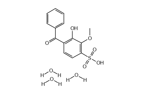 2-HYDROXY-4-METHOXY-5-SULFOBENZOPHENONE, TRIHYDRATE