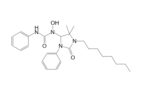 N-(5,5-dimethyl-1-octyl-2-oxo-3-phenyl-4-imidazolidinyl)-N-hydroxy-N'-phenylurea