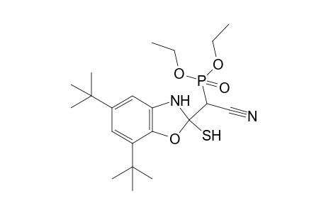 Diethyl (cyano(5,7-di-tert-butyl-2-mercapto-2,3-dihydrobenzo[d]oxazol-2-yl)methyl)-phosphonate