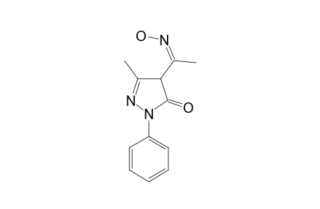 (Z)-2,4-DIHYDRO-4-[1-(HYDROXYAMINO)-ETHYLIDENE]-5-METHYL-2-PHENYL-3H-PYRAZOL-3-ONE;ISOMER-X