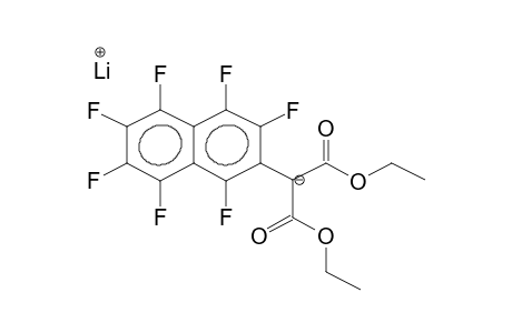 DIETHYL 2-PERFLUORONAPHTHALENYLMALONATE, LITHIUM SALT