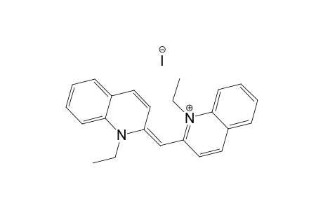 1-ethyl-2-[(1-ethyl-2(1H)-quinolylidene)methyl]quinolinium iodide