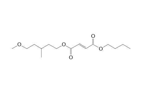 Fumaric acid, butyl 5-methoxy-3-methylpentyl ester