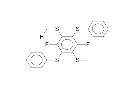 1,4-Difluoro-2,5-dimethylthio-3,6-diphenylthiobenzene