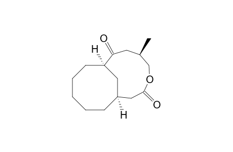 (1S,6R,9R)-(-)-6-Methyl-4-oxabicyclo[7.5.1]pentadeca-3,8-dione