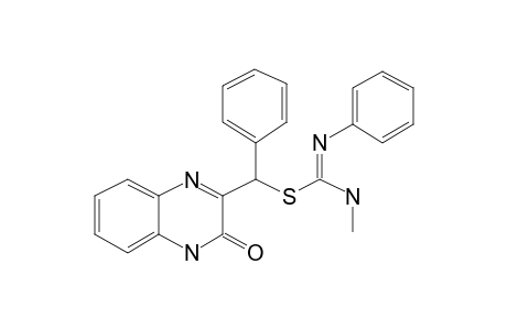 3-[.alpha.-(N-Methyl-N'-phenylamidinothio)benzyl]-1H-2-quinoxalinone