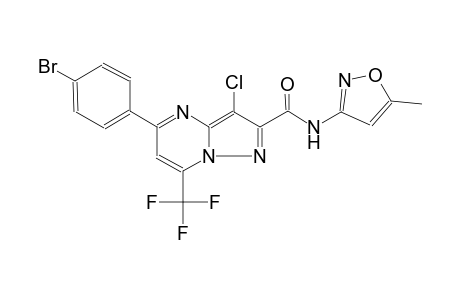 5-(4-bromophenyl)-3-chloro-N-(5-methyl-3-isoxazolyl)-7-(trifluoromethyl)pyrazolo[1,5-a]pyrimidine-2-carboxamide