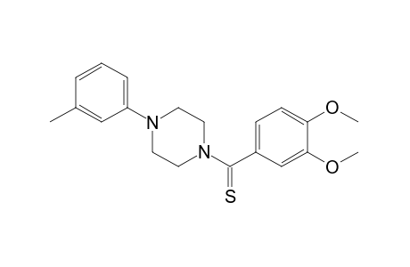 4-Thioveratroyl-1-(m-tolyl)piperazine