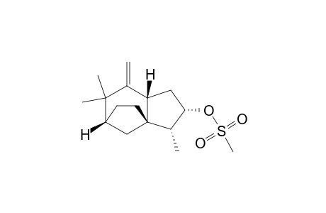 [2S-(2.alpha.,3.alpha.,3a.alpha.,6.alpha.,8a.alpha.)]-octahydro-3,7,7-trimethyl-8-methylene-1H-3a,6-methanoazulen-2-ol methanesulfonate