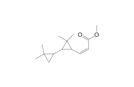 (Z)-3-[3-(2,2-dimethylcyclopropl)-2,2-dimethylcyclopropyl]propenoicacid-methylester