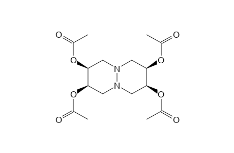2,3,7,8-cis-Octahydropyridazino[1,2-a]pyridazine-2,3,7,8-tetrol, tetraacetate