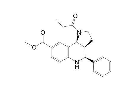 (3aS,4S,9bS)-4-Phenyl-1-propionyl-2,3,3a,4,5,9b-hexahydro-1H-pyrrolo[3,2-c]quinoline-8-carboxylic acid methyl ester