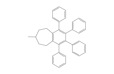 7-methyl-1,2,3,4-tetra(phenyl)-6,7,8,9-tetrahydro-5H-benzo[7]annulene