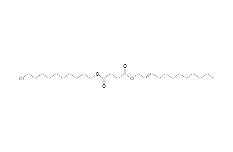 Succinic acid, dodec-2-en-1-yl 10-chlorodecyl ester