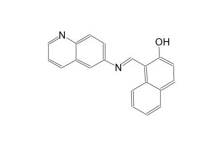 2-naphthalenol, 1-[(E)-(6-quinolinylimino)methyl]-