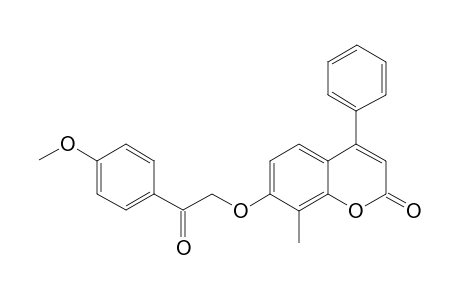 7-[2-(4-methoxyphenyl)-2-oxoethoxy]-8-methyl-4-phenyl-2H-chromen-2-one