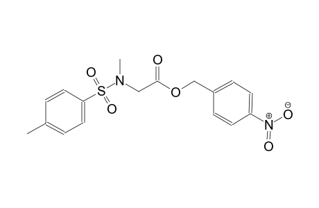 acetic acid, [methyl[(4-methylphenyl)sulfonyl]amino]-, (4-nitrophenyl)methyl ester