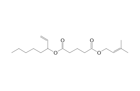 Glutaric acid, oct-1-en-3-yl 3-methylbut-2-en-1-yl ester