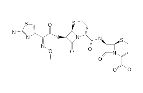 IMPURITY-V;(6-R,7-R)-7-[(Z)-2-(2-AMINO-4-THIAZOLYL)-2-METHOXYIMINO)-ACETAMIDO]-3-CEPHEM-N-(3-CEPHEM-4-CARBOXY-7-YL)-4-CARBOXAMIDE