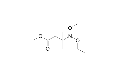 N-Methoxy-N-ethoxy-1,1-dimethyl-2-carbomethoxyethylamine