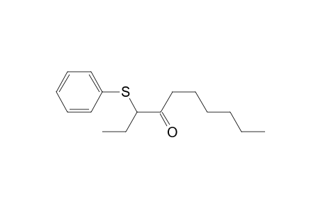 4-Decanone, 3-(phenylthio)-