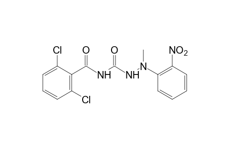 4-(2,6-dichlorobenzoyl)-1-methyl-1-(o-nitrophenyl)semicarbazide