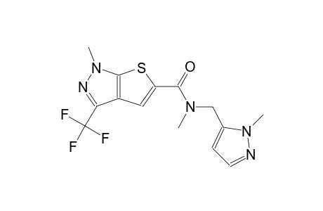 1H-thieno[2,3-c]pyrazole-5-carboxamide, N,1-dimethyl-N-[(1-methyl-1H-pyrazol-5-yl)methyl]-3-(trifluoromethyl)-