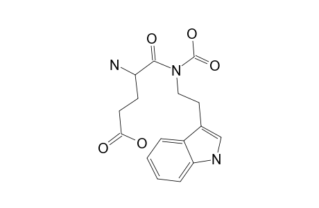 4-Amino-5-{carboxy[2-(1H-indol-3-yl)ethyl]amino}-5-oxopentanoic acid