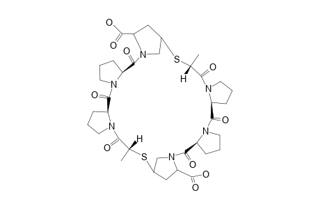 (3S,9S,15R,17S,19S,22S,28S,34R,36S,38S)-15,34-DIMETHYL-2,8,14,21,27,33-HEXAOXO-16,35-DITHIA-1,7,13,20,26,32-HEXAAZAHEPTACYCLO-[34.2.1.1^17,20.0^3,