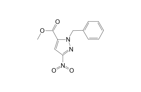 methyl 1-benzyl-3-nitro-1H-pyrazole-5-carboxylate