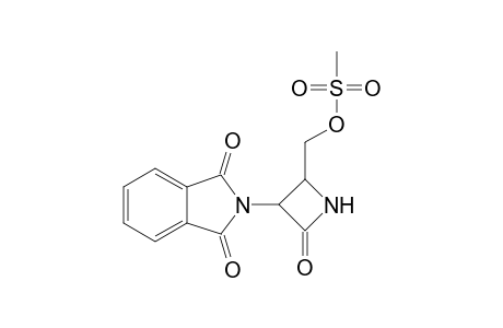 4-Mesyloxymethyl-3-phthalimidoazetidin-2-one