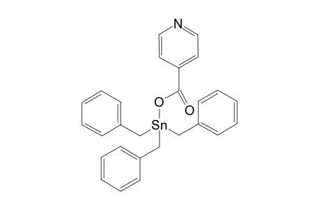 4-Pyridinecarboxylic acid tris(phenylmethyl)stannyl ester