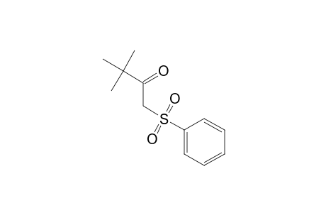 3,3-dimethyl-1-(phenylsulfonyl)-2-butanone