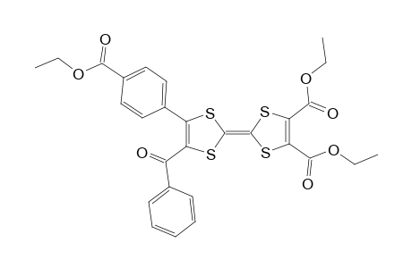 Diethyl 4'-benzoyl-5'-(4-(ethoxycarbonyl)phenyl)-Tetrathiafulvalene-4,5-dicarboxylate