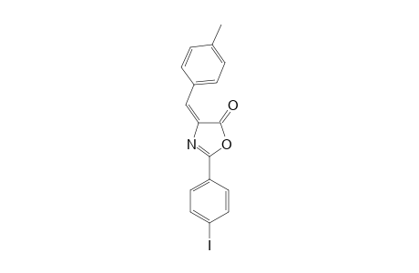 (4Z)-2-(4-Iodophenyl)-4-(4-methylbenzylidene)-1,3-oxazol-5(4H)-one