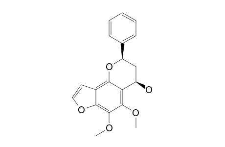 (2,4-CIS)-4-HYDROXY-5,6-DIMETHOXY-[2'',3'':7,8]-FURANOFLAVAN