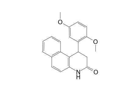 Benzo[f]quinolin-3(2H)-one, 1,4-dihydro-1-(2,5-dimethoxyphenyl)-