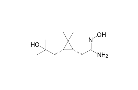 N-Hydroxy-2-[3-(2-hydroxy-2-methylpropyl)-2,2-dimethylcyclopropyl]acetamidine