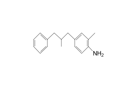 Benzenamine, 2-methyl-4-(2-methyl-3-phenylpropyl)-