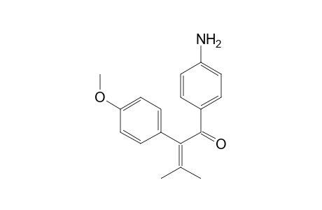 1-(4-aminophenyl)-2-(4-methoxyphenyl)-3-methyl-but-2-en-1-one