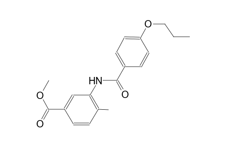 Methyl 4-methyl-3-[(4-propoxybenzoyl)amino]benzoate