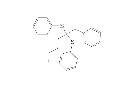 Benzene, 1,1'-[[1-(phenylmethyl)pentylidene]bis(thio)]bis-