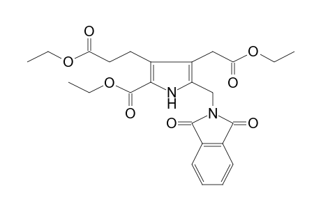 5-(1,3-Dioxo-1,3-dihydroisoindol-2-ylmethyl)-3-(2-ethoxycarbonylethyl)-4-ethoxycarbonylmethyl-1H-pyrrole-2-carboxylic acid, ethyl ester