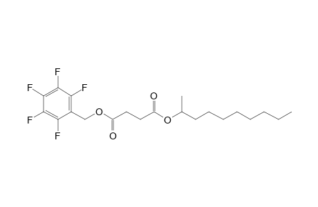 Succinic acid, dec-2-yl pentafluorobenzyl ester