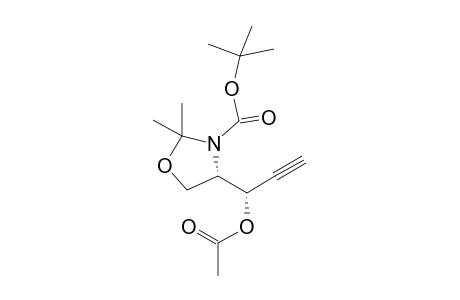 (S,S)-2,2-Dimethyl-4-(1-acetoxy-prop-2-inyl)-oxazolidine-3-carbamic acid tert-butyl ester