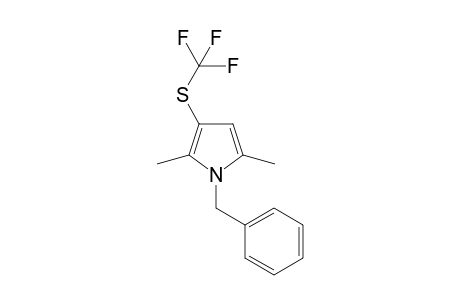 1-Benzyl-2,5-dimethyl-3-((trifluoromethyl)thio)pyrrole