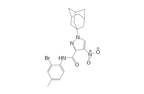 1-(1-adamantyl)-N-(2-bromo-4-methylphenyl)-4-nitro-1H-pyrazole-3-carboxamide