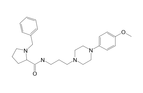 1-Benzyl-N-[3-[4-(4-methoxyphenyl)piperazin-1-yl]propyl]pyrrolidine-2-carboxamide