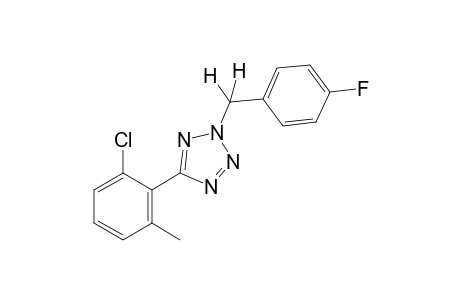 5-(6-chloro-o-tolyl)-2-(p-fluorobenzyl)-2H-tetrazole